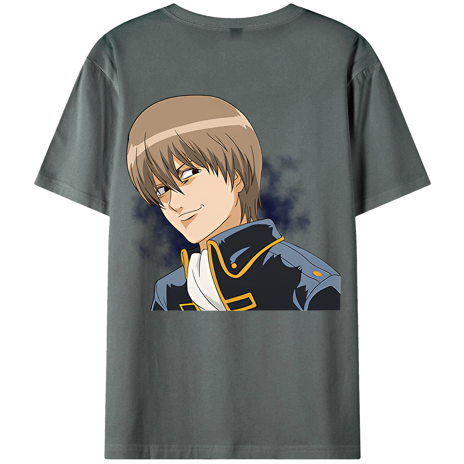 （画像用） ぎんたま 坂田銀時（さかたぎんとき） 神楽 志村新八（しむら しんぱち） GINTAMA Sakata Gintoki Kagura Shimura Shinpachi 綿100％ メンズ半袖Tシャツ（バックプリント） 通気性